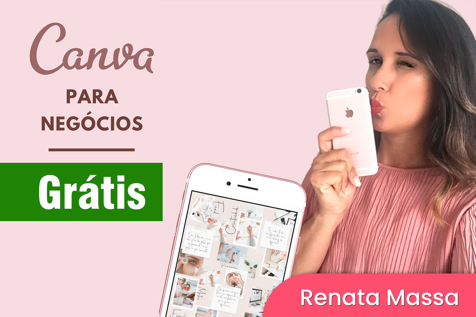 Canva para Negócios Grátis Renata Massa