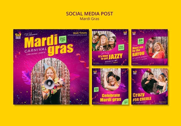 Faça do Download do Pack Artes Editáveis Carnaval Grátis Psd Photoshop