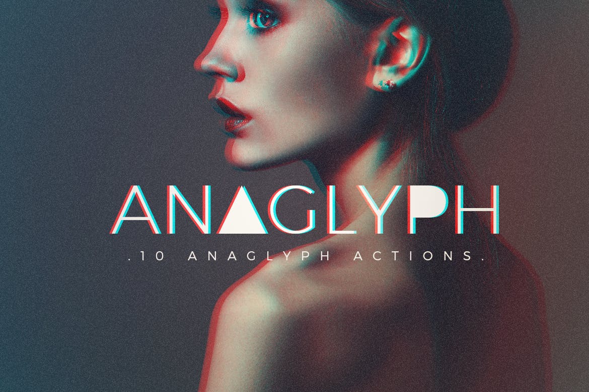 anaglyph photoshop actions envato elements gratis marco