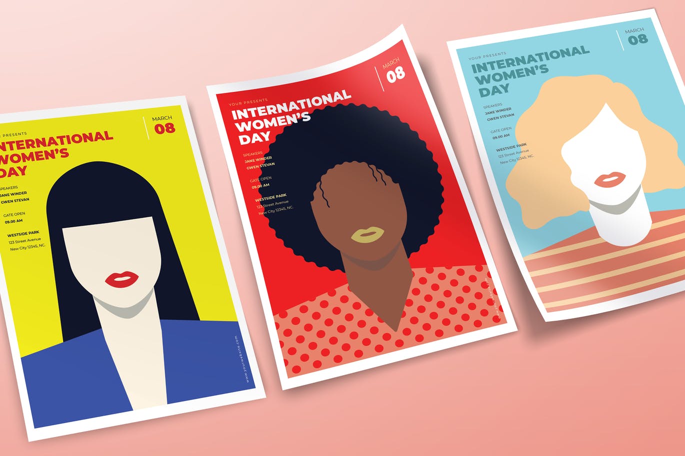 international women s day template envato elements gratis marco