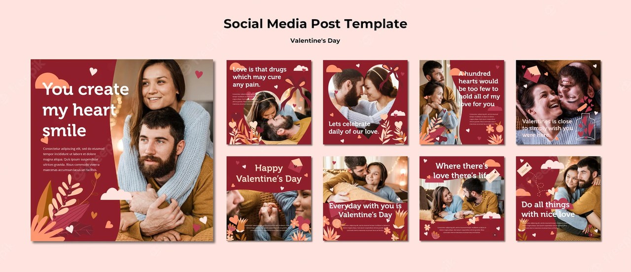 modelo de postagem no instagram para casal feliz dia dos namorados