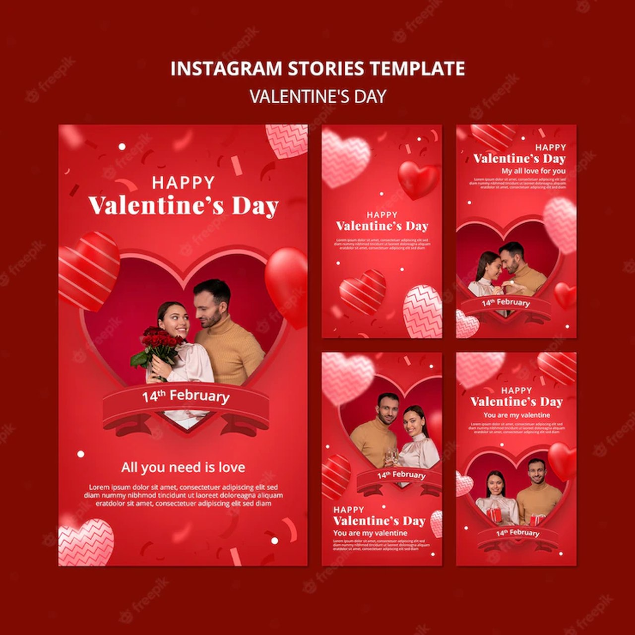 pack artes editaveis dia dos namorados gratis post instagram pronto psd 2