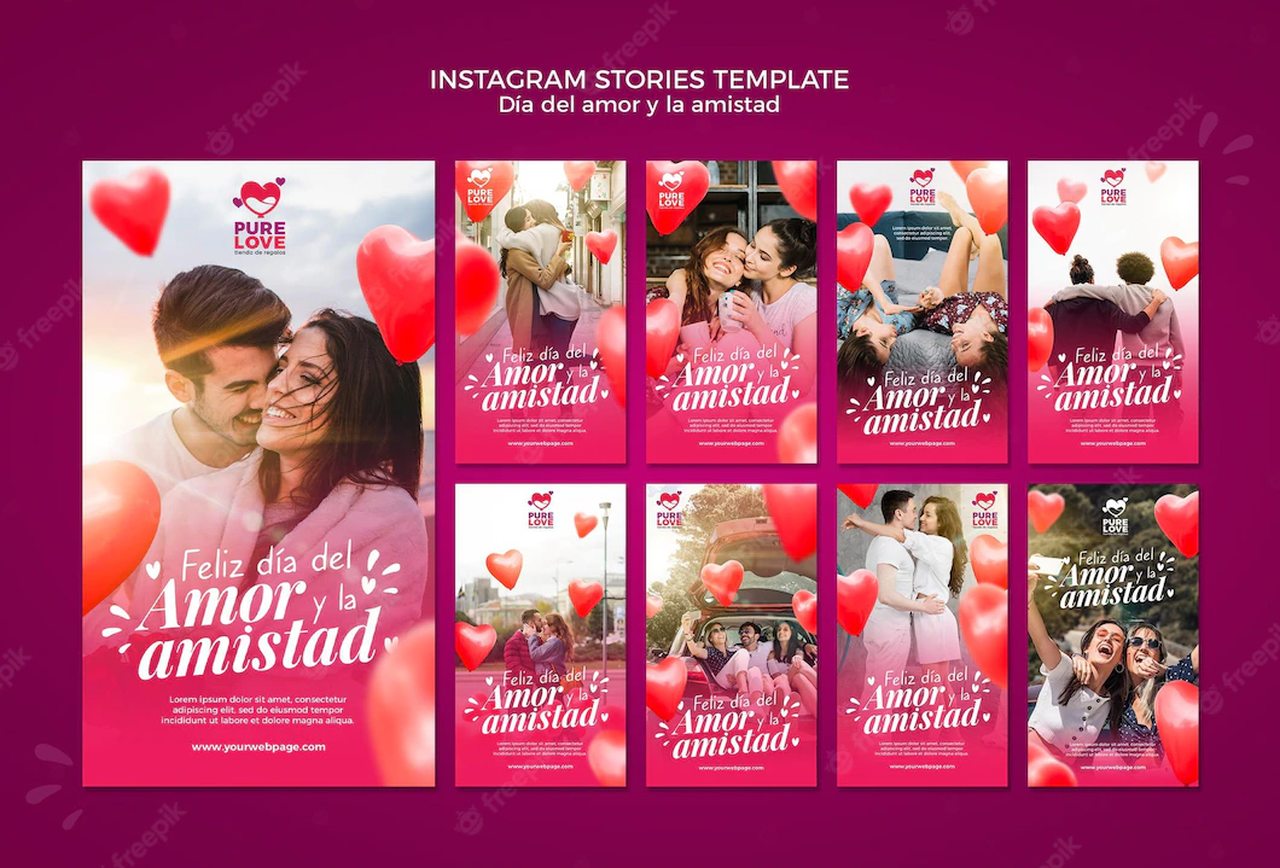 pack artes editaveis dia dos namorados gratis post instagram pronto psd