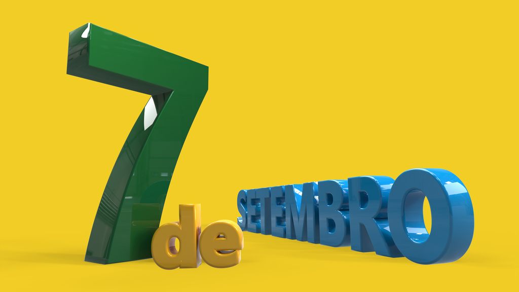 7 de setempro psd texto