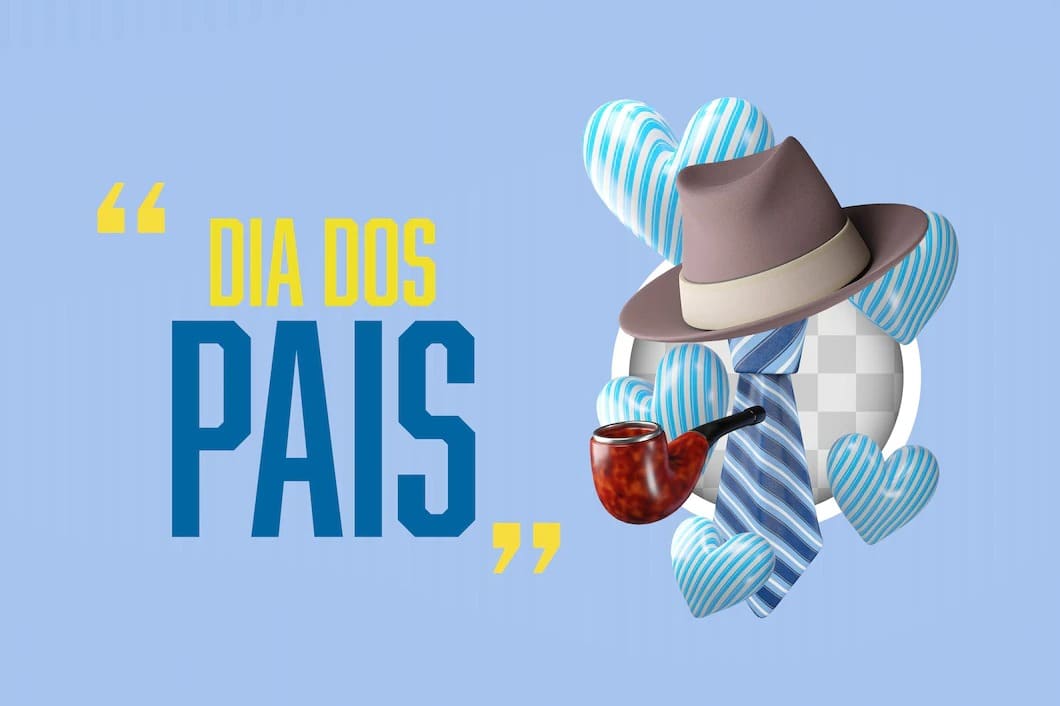 banner do dia dos pais dia dos pais ilustracao 3d 1419 2691