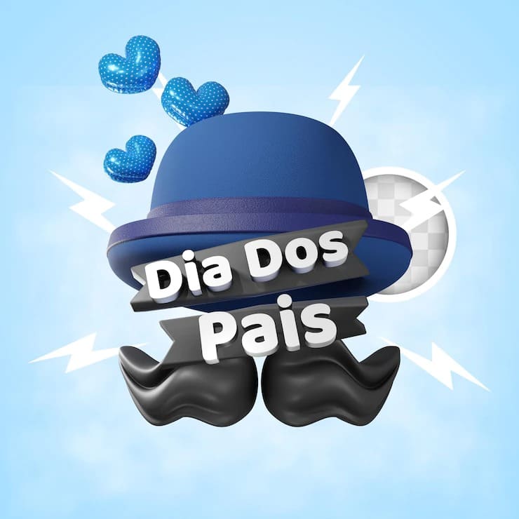 banner incrivel dia do pai39s em portugues quotdia dos paisquot ilustracao 3d 1419 2698