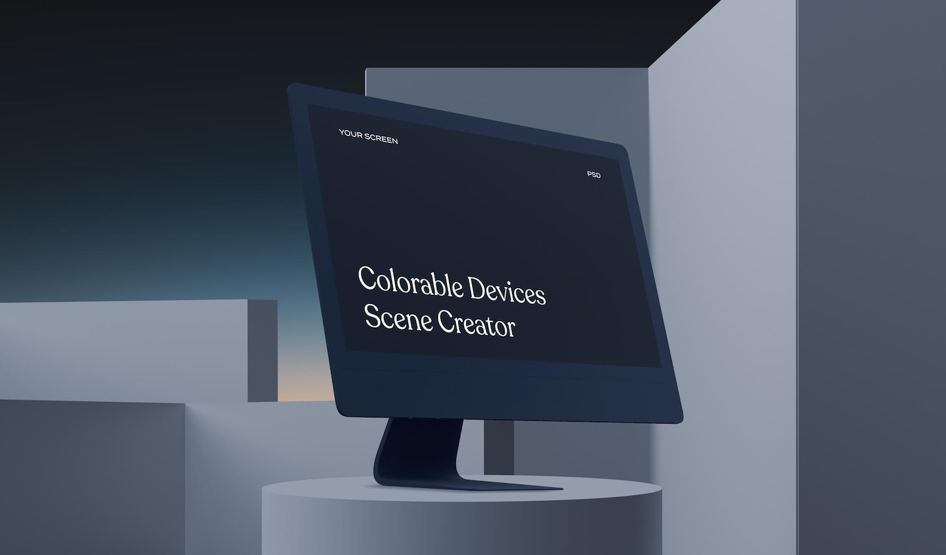 criador de cena de maquete do clay imac 252953 79