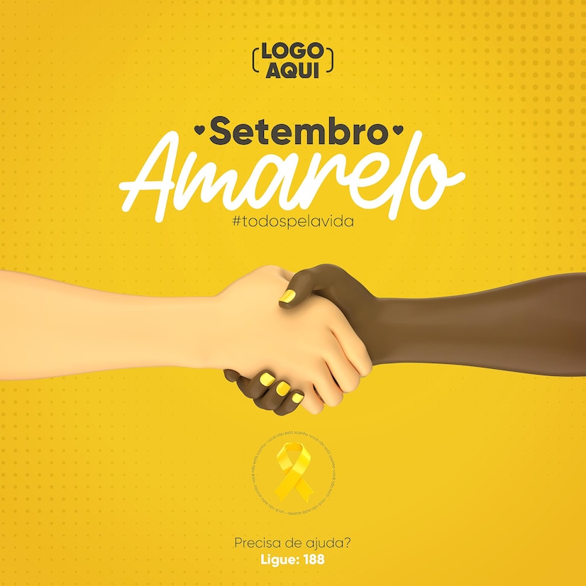 modelo de feed de midia social de setembro amarelo 364106 536