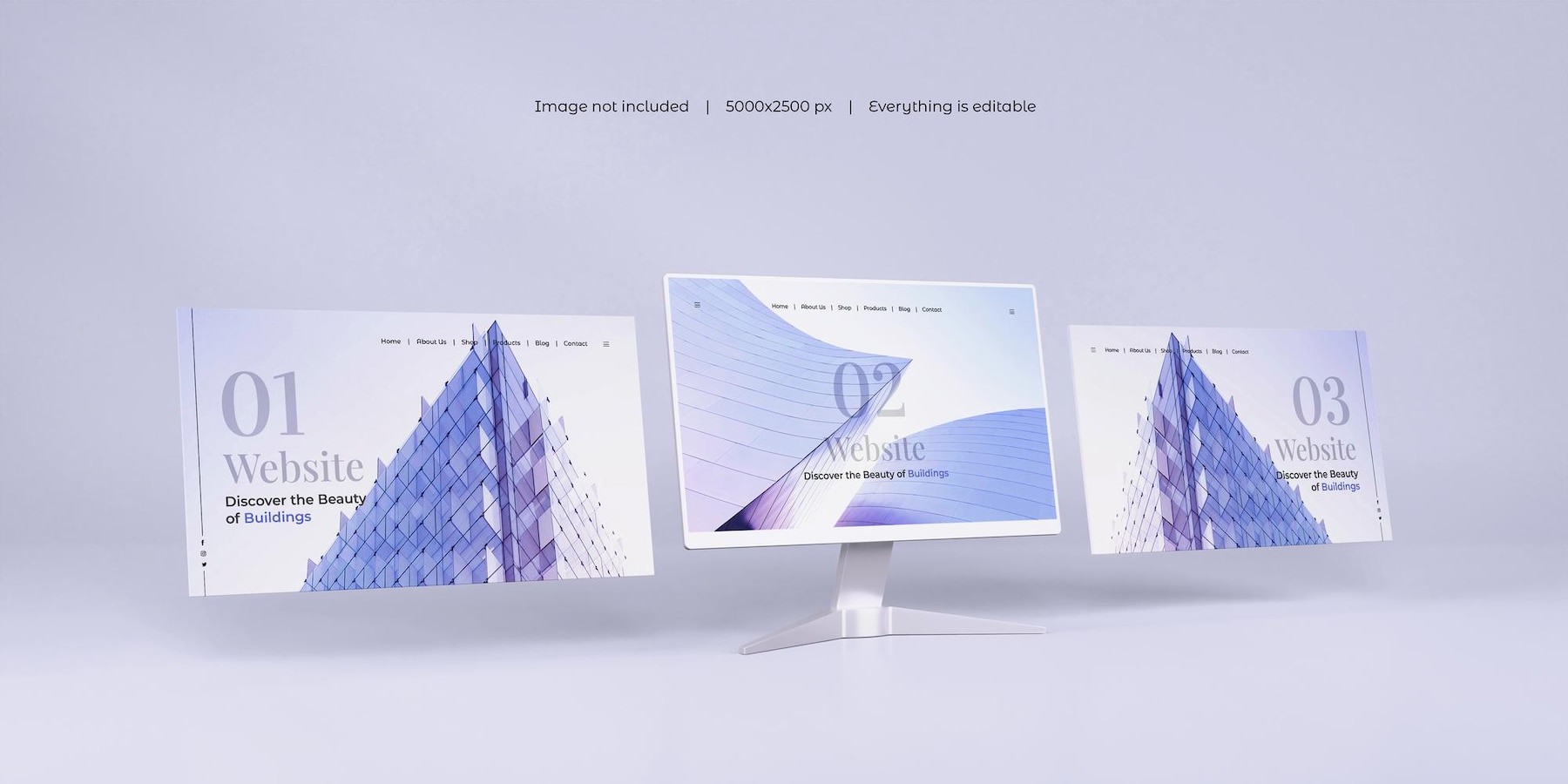 tela da area de trabalho com maquete de apresentacao do site isolada 359791 194