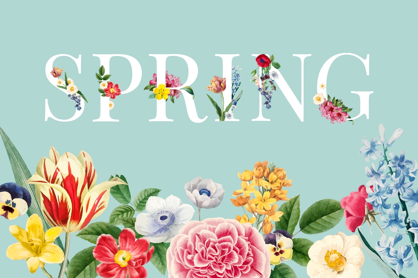 vetor floral primavera 53876 87386