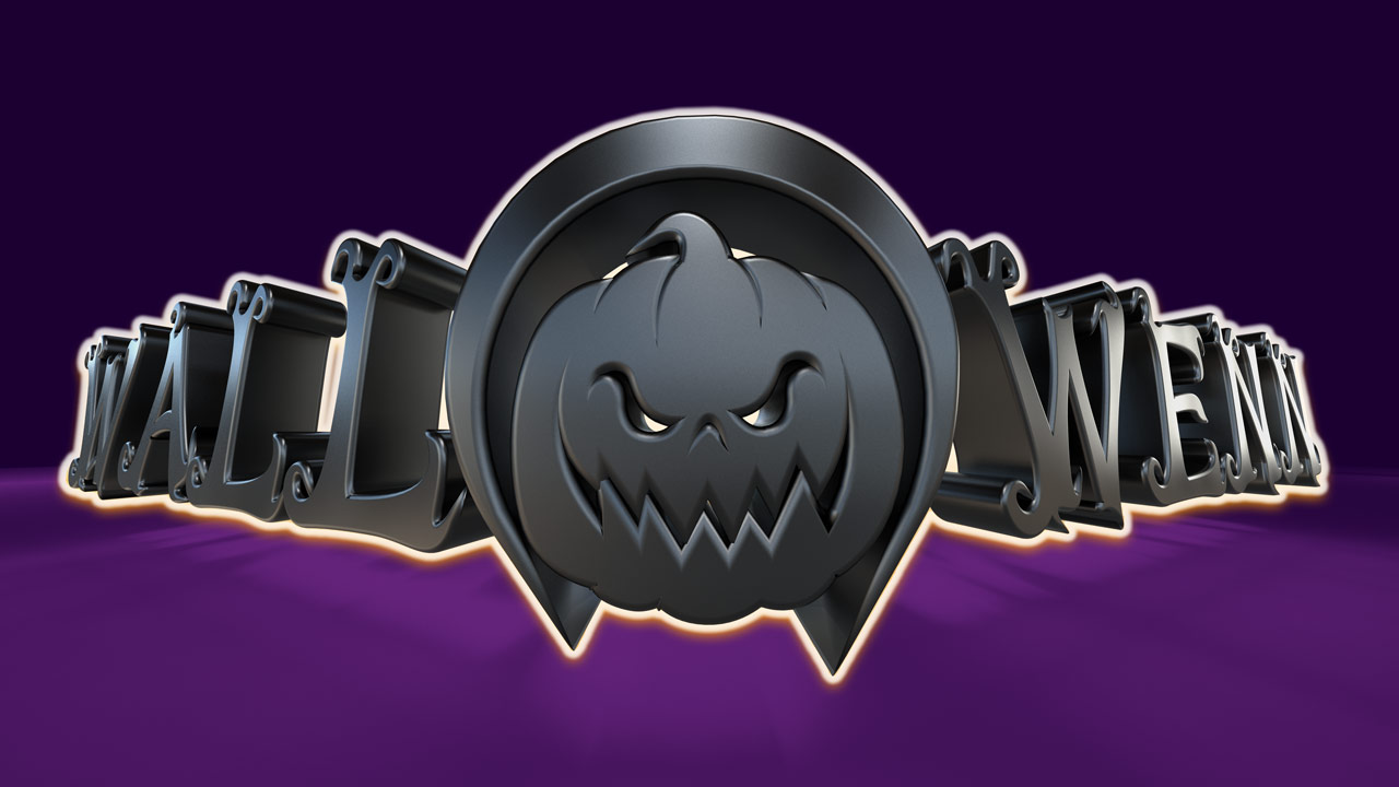 texto hallowenn psd render 3d gratis