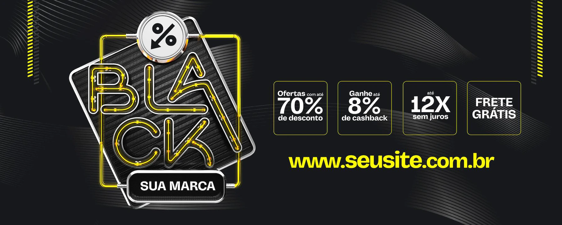 midia social post banner sexta feira negra com frete gratis 220664 3601