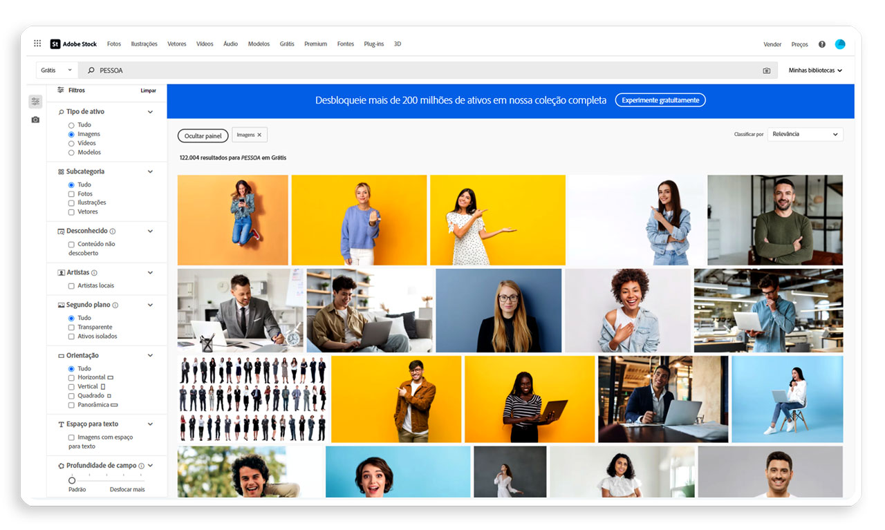sites para baixar imagens gratis stock adobe free feras do design