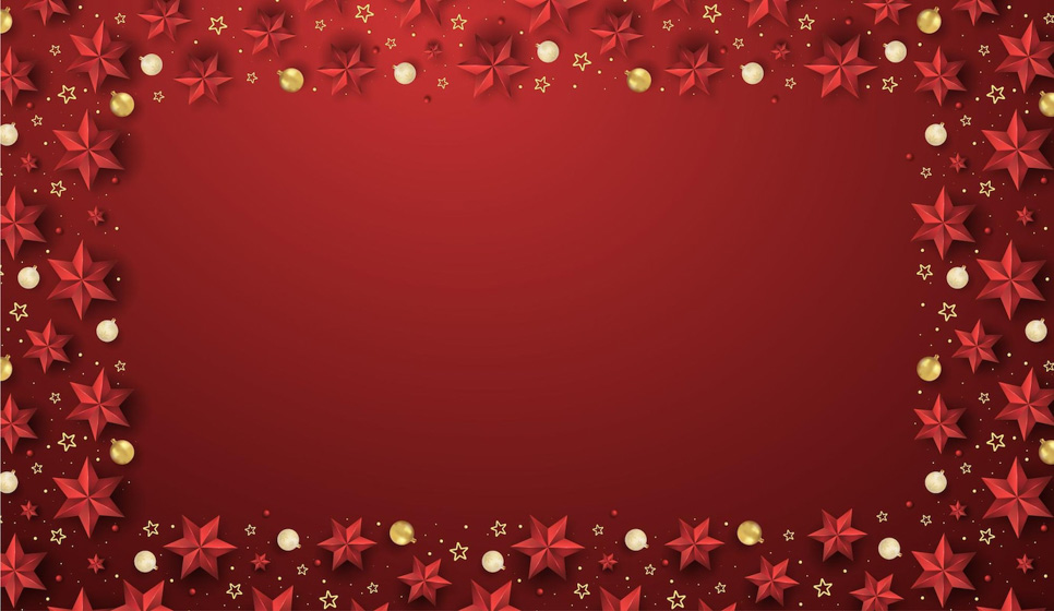 fundo de moldura de feliz natal vermelho 1361 3975