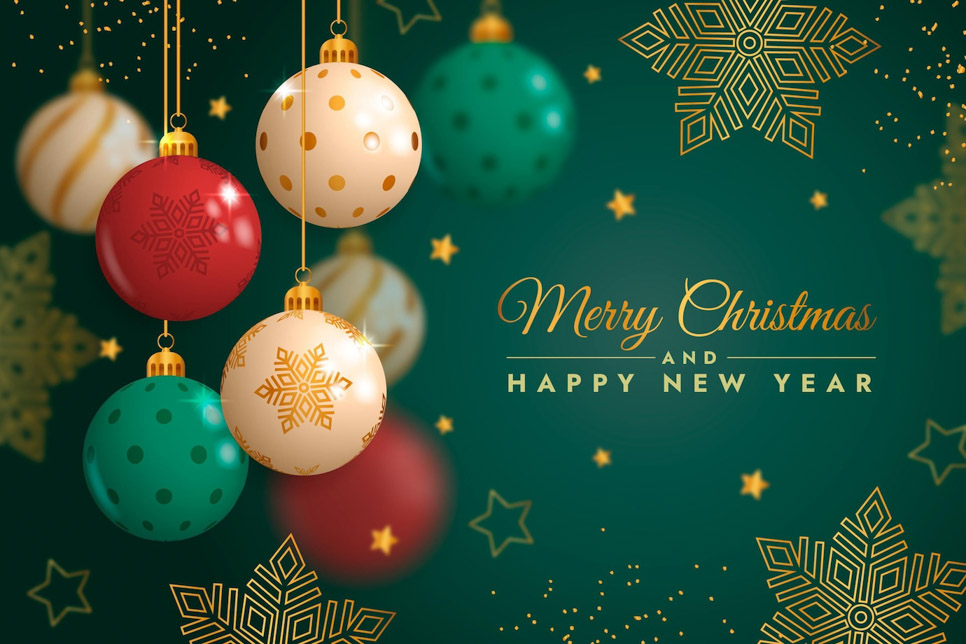 fundo de natal realista com enfeites 79603 2115