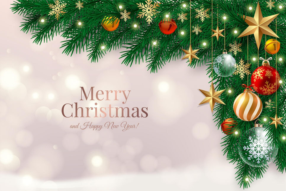 fundo de natal realista com globos 23 2149116856