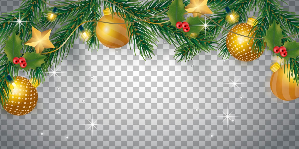 fundo transparente com decoracao de natal 1393 81