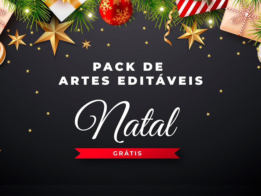 pack de artes editaveis natal gratis