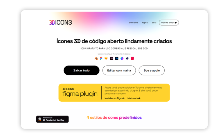 sites para baixar icones gratis 3dicons