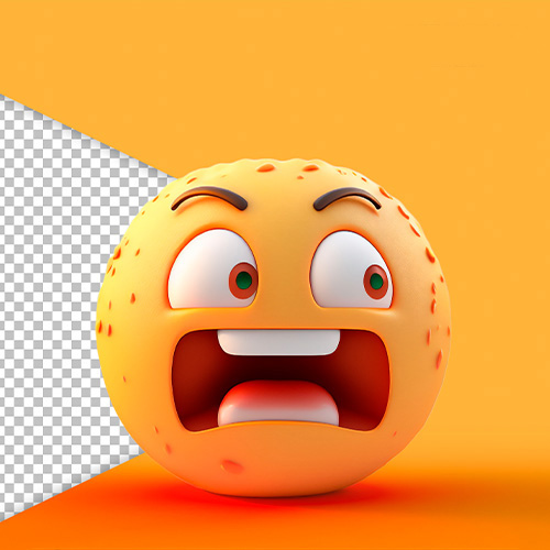 emoji de verao 3d suando calor 1