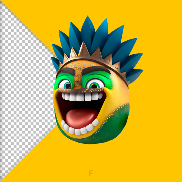 baixar emoji de carnaval gratis sorrindo brasileiro