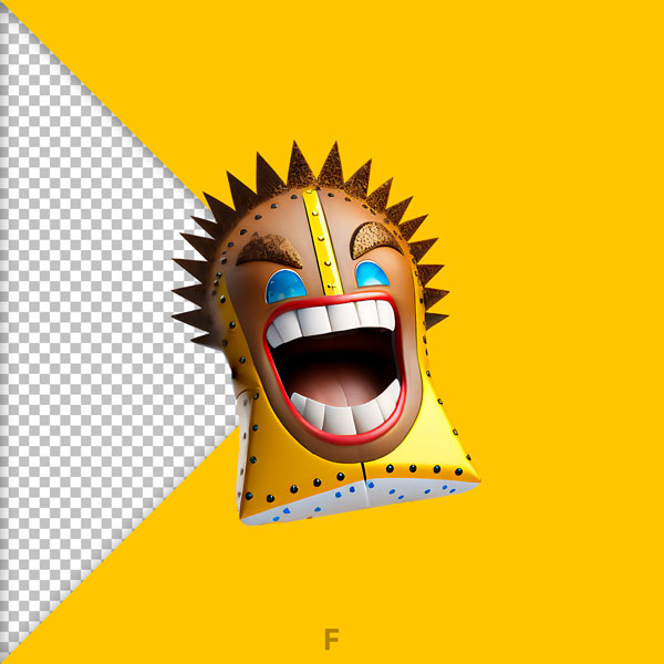 emoji de carnaval sorrindo feliz