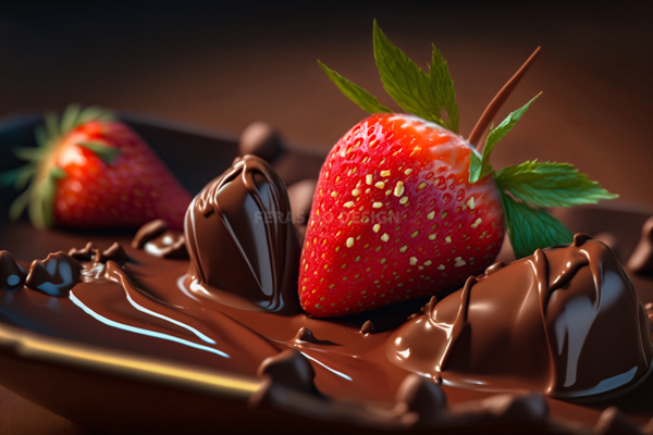 download imagem cacau derretido morango