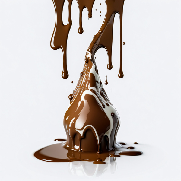 foto splash de chocolate em alta resolucao com close up