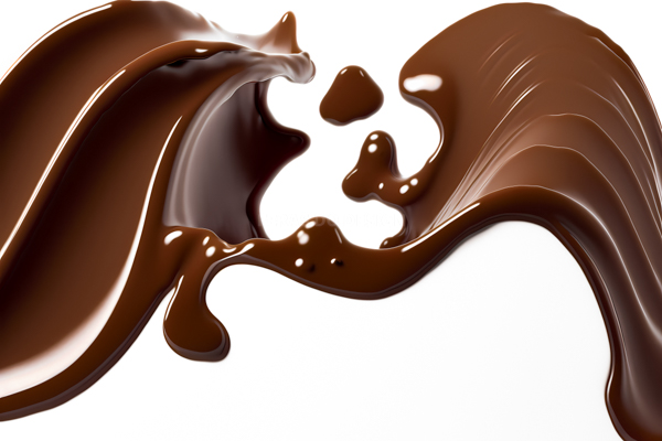 imagens hd de splash de chocolate com fundo branco 10k para download