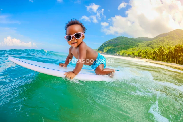 bebe surfando feras do design 7