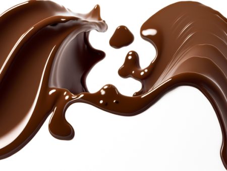 Imagens hd de splash de chocolate com fundo branco 10k para download grátis