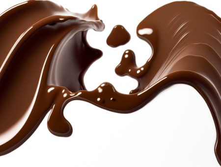 imagens hd de splash de chocolate com fundo branco 10k para download